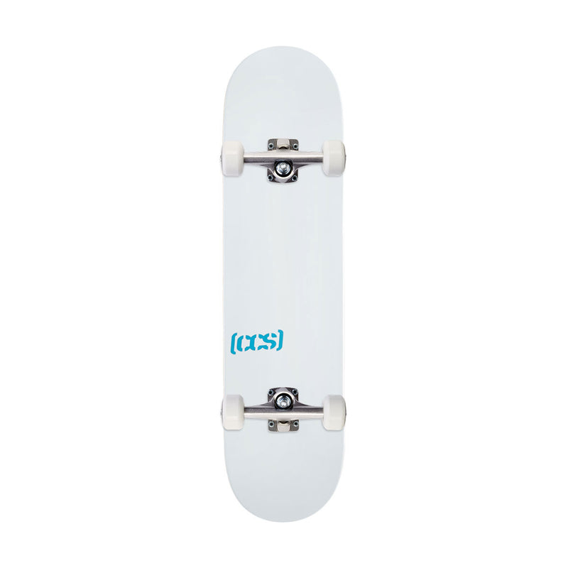 CCS Logo Mini Skateboard Complete - White - 7.25