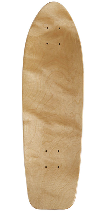 CCS Smile on The Surface Crusier Skateboard Deck - White - 8.00
