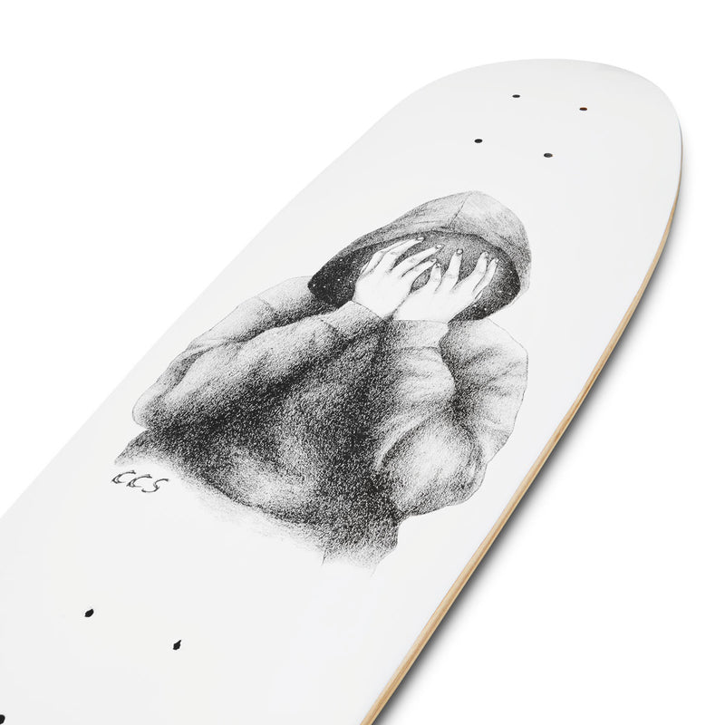 CCS Smile on The Surface Crusier Skateboard Complete - White - 8.00