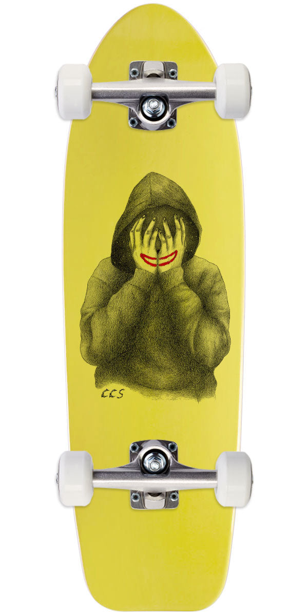 CCS Smile on The Surface Crusier Skateboard Complete - Yellow image 1