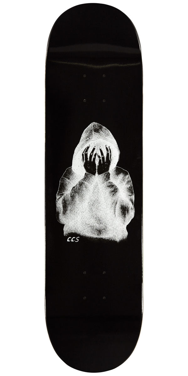 CCS Smile on The Surface Skateboard Deck - Black image 1