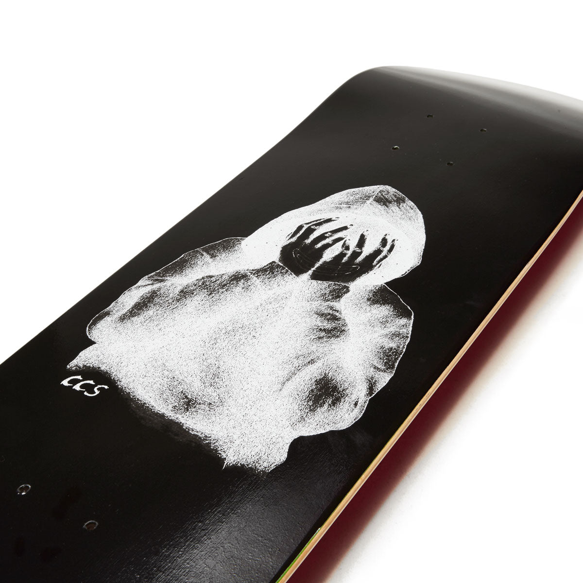 CCS Smile on The Surface Skateboard Deck - Black image 3