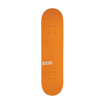 CCS Logo Mini Skateboard Deck - Orange - 7.25