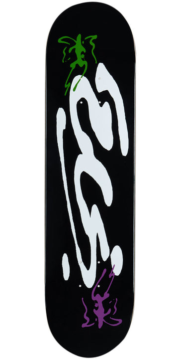 CCS Ink Blot Logo Skateboard Deck - Black - 8.375