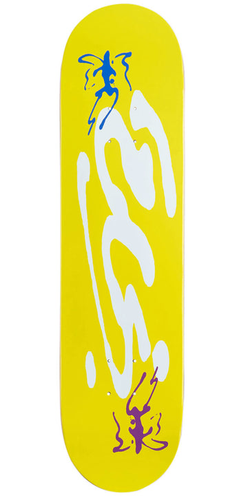 CCS Ink Blot Logo Skateboard Deck - Yellow - 8.50