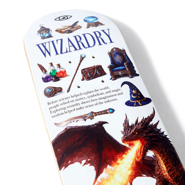 CCS Brain Food Wizardry Mini Skateboard Complete - White