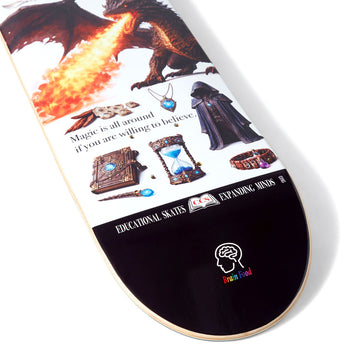 CCS Brain Food Wizardry Mini Skateboard Complete - White