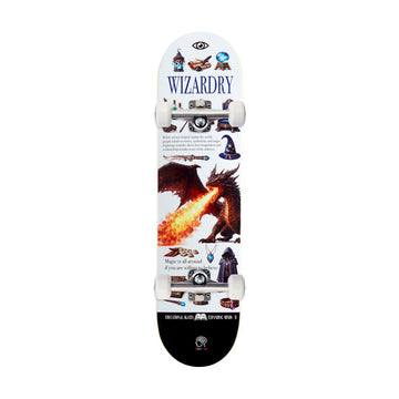CCS Brain Food Wizardry Mini Skateboard Complete - White - 7.00