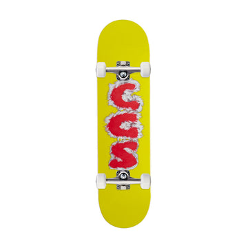 CCS Furry Letters Mini Skateboard Complete - Yellow - 7.25