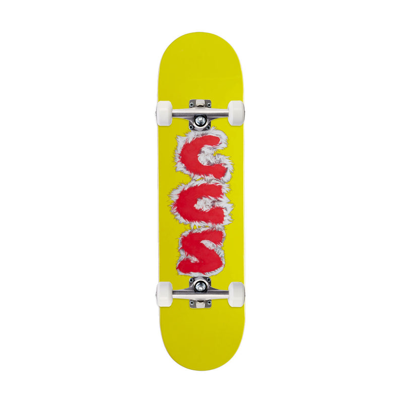 CCS Furry Letters Mini Skateboard Complete - Yellow - 7.00