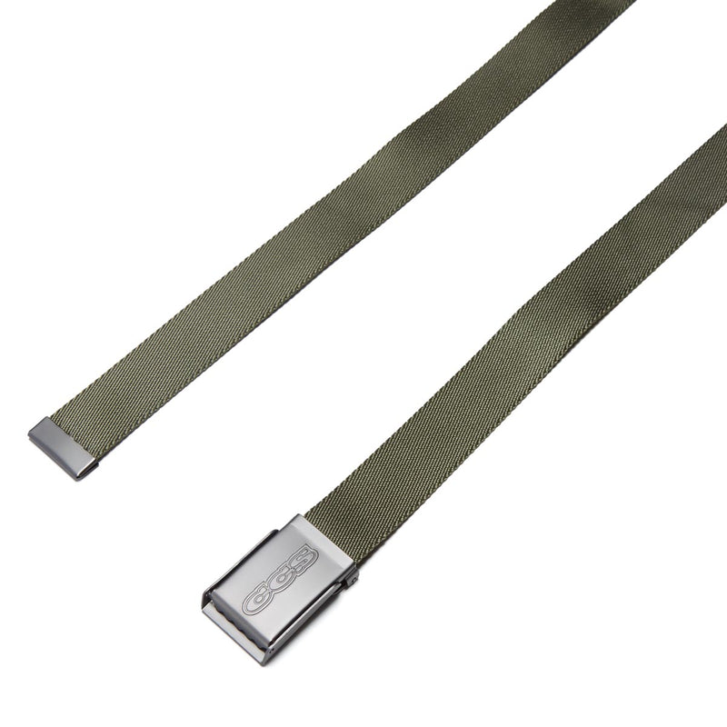 CCS Gunmetal 96 Logo Web Belt - Olive