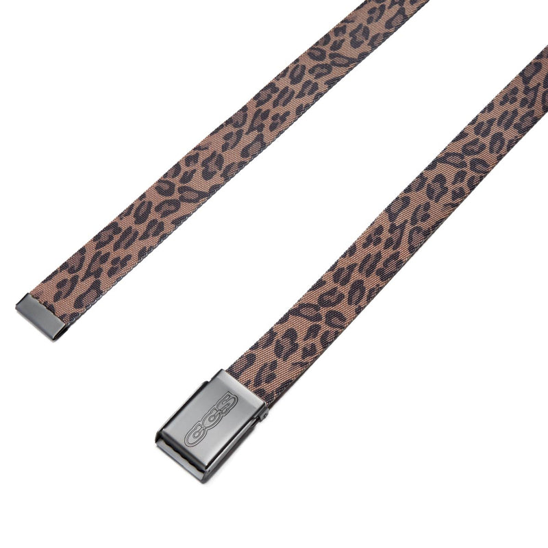 CCS Gunmetal 96 Logo Web Belt - Leopard