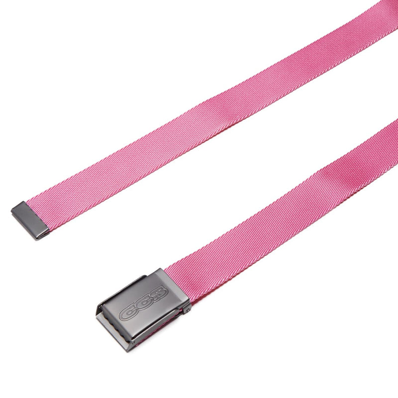 CCS Gunmetal 96 Logo Web Belt - Pink