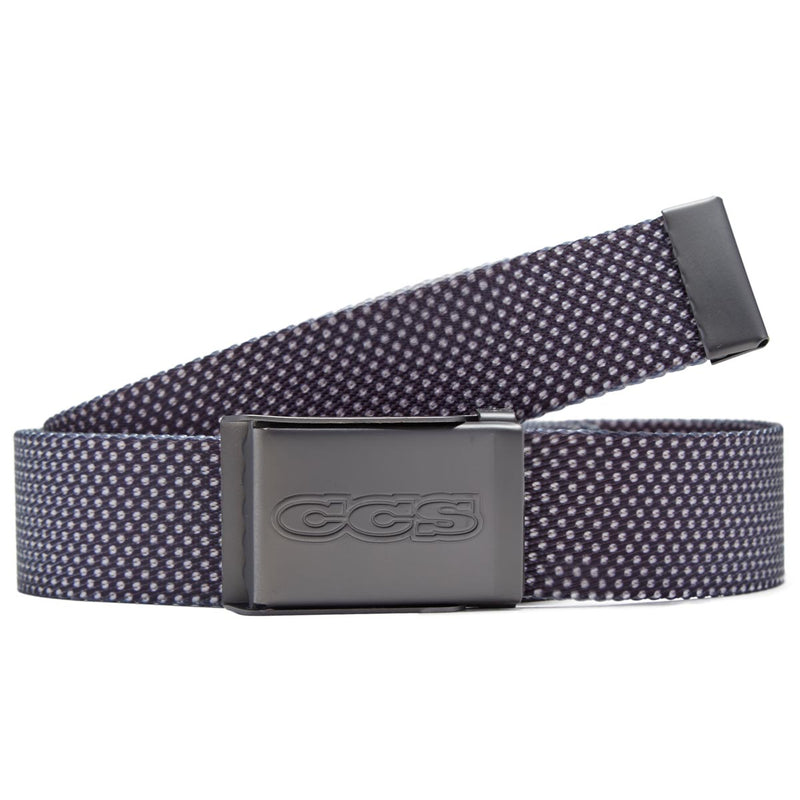 CCS Gunmetal 96 Logo Web Belt - Polka Dot