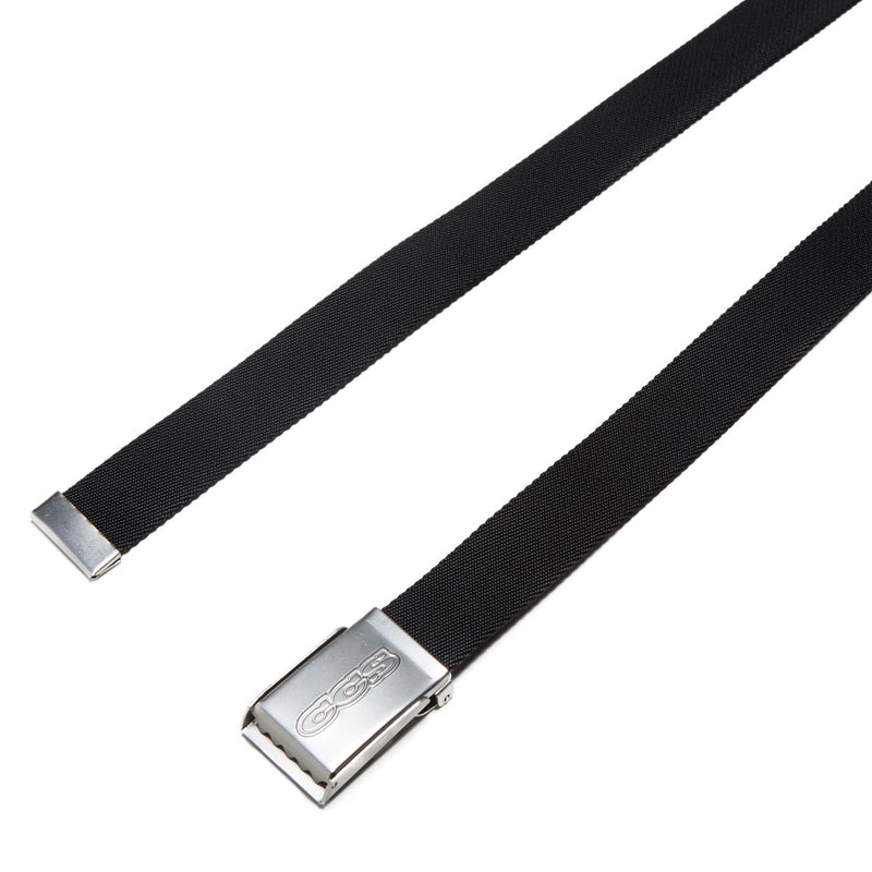 CCS Silver 96 Logo Web Belt - Black