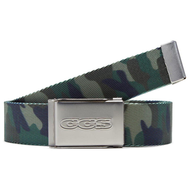 CCS Silver 96 Logo Web Belt - Camo