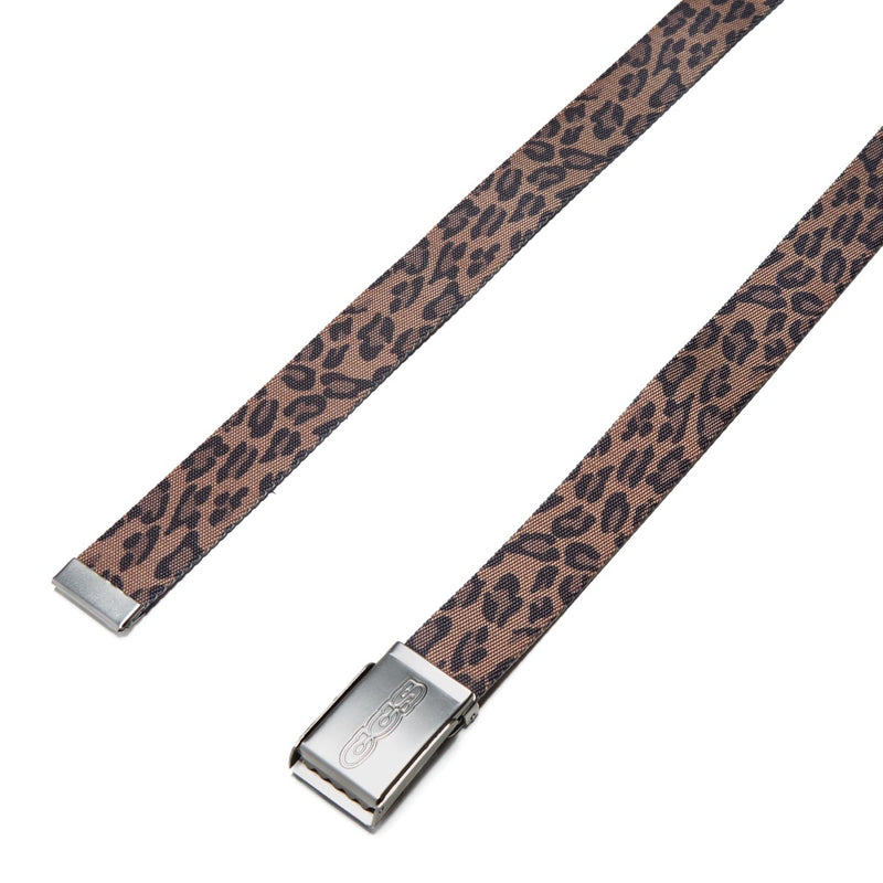 CCS Silver 96 Logo Web Belt - Leopard