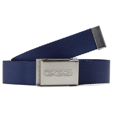 CCS Silver 96 Logo Web Belt - Navy