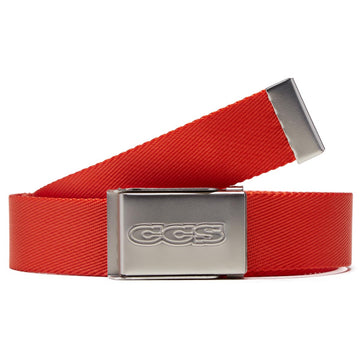 CCS Silver 96 Logo Web Belt - Orange