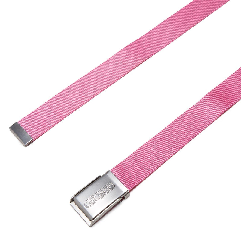 CCS Silver 96 Logo Web Belt - Pink