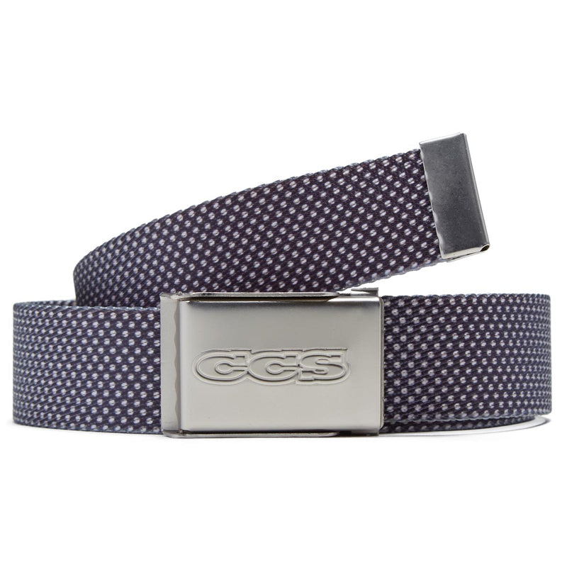 CCS Silver 96 Logo Web Belt - Polka Dot