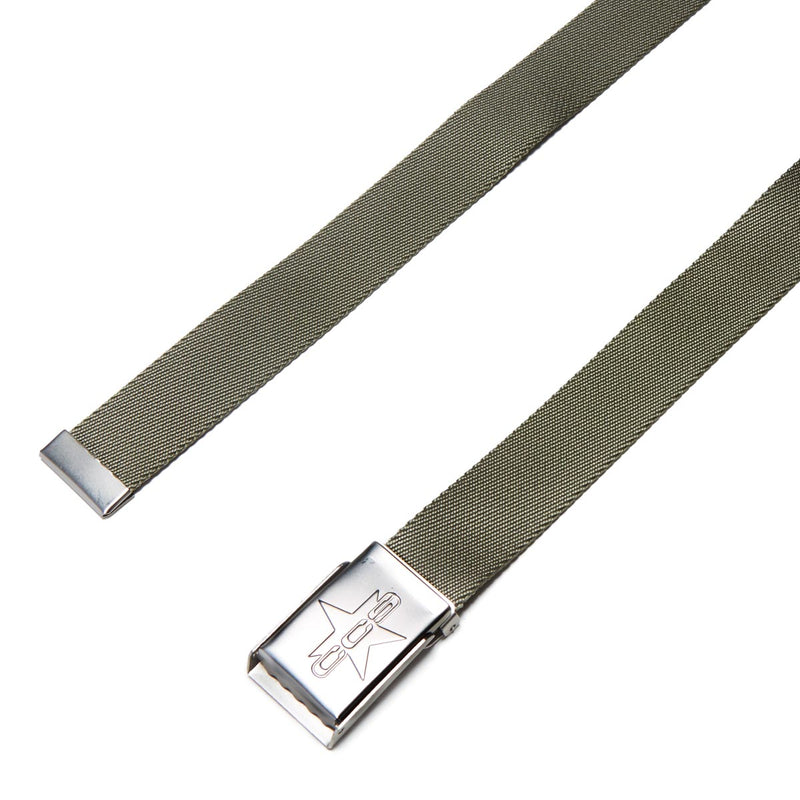 CCS Silver 97 Star Web Belt - Olive