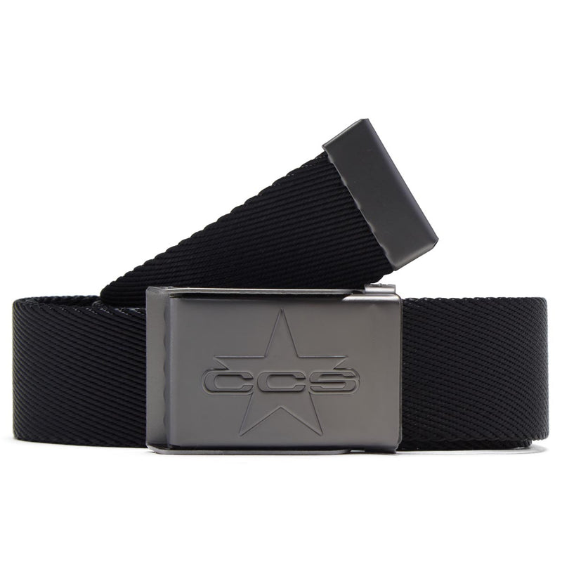 CCS Gunmetal 97 Star Web Belt - Black