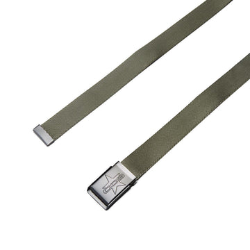 CCS Gunmetal 97 Star Web Belt - Olive
