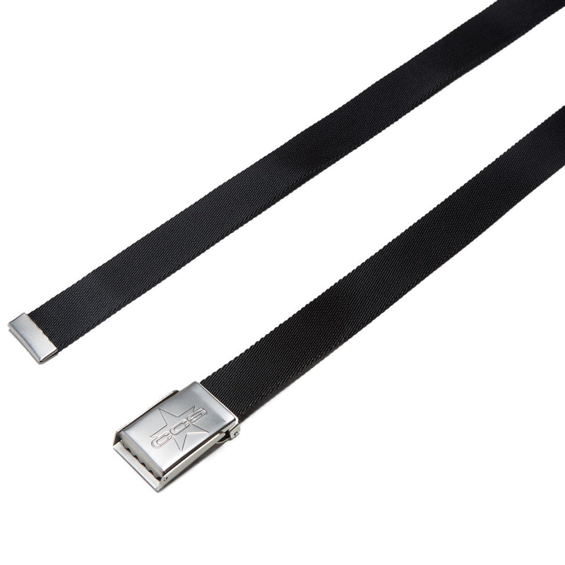 CCS Silver 97 Star Web Belt - Black