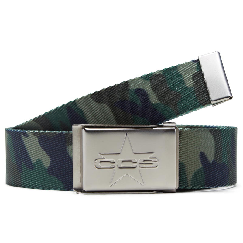 CCS Silver 97 Star Web Belt - Camo