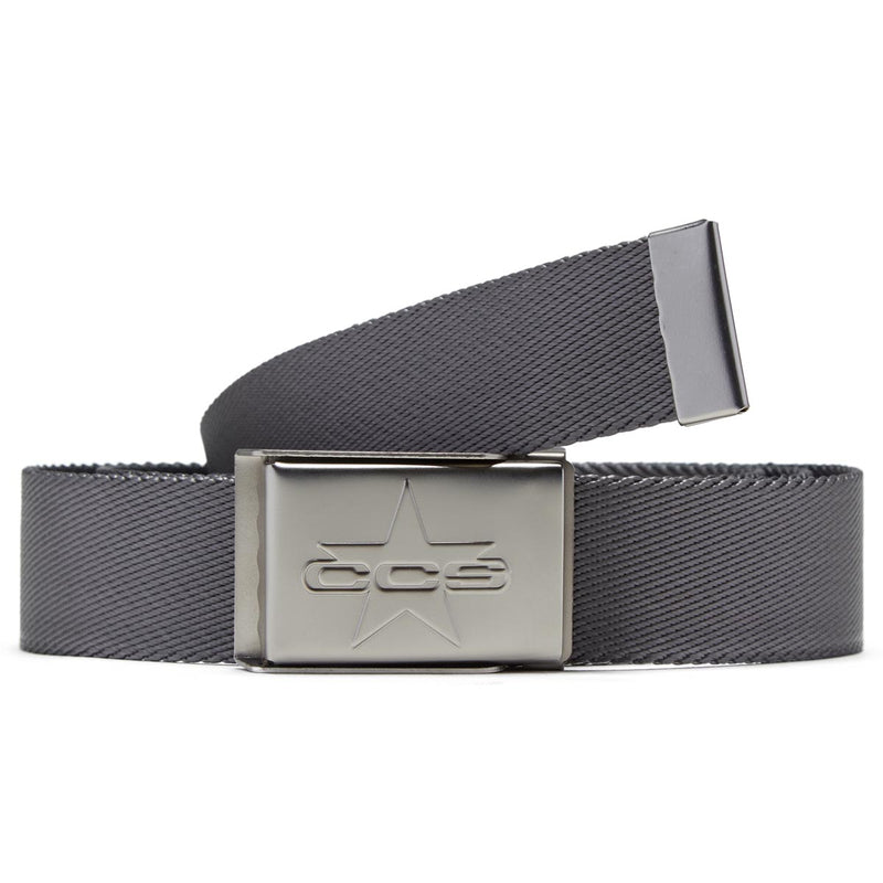 CCS Silver 97 Star Web Belt - Grey