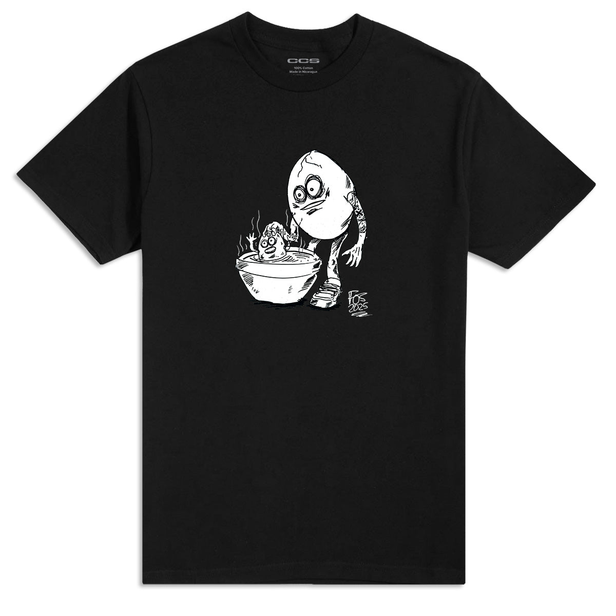 CCS Live x Heroin 420 T-Shirt - Black image 1