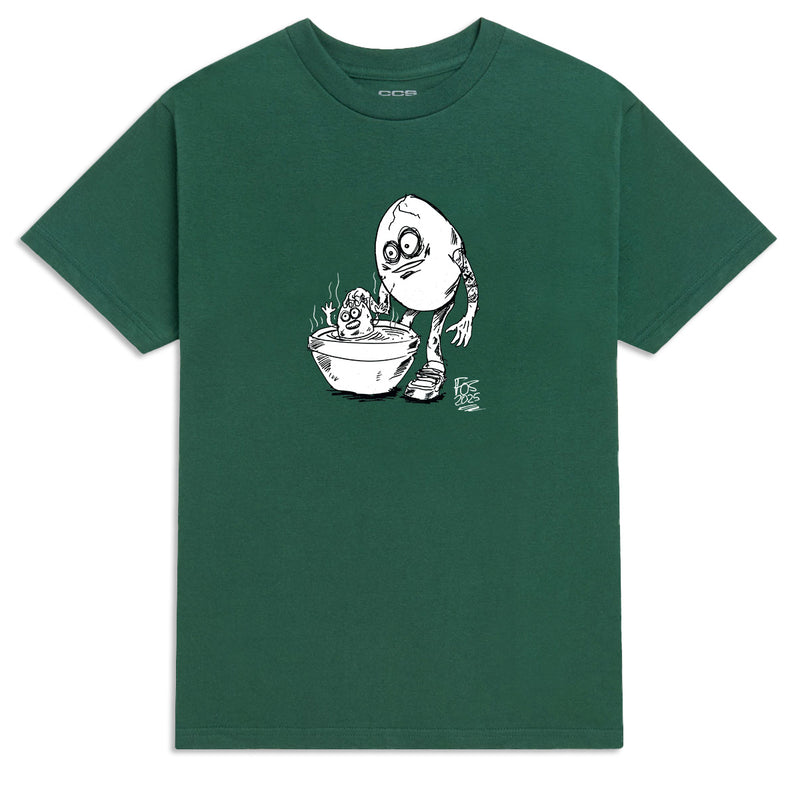 CCS Live x Heroin 420 T-Shirt - Forest Green