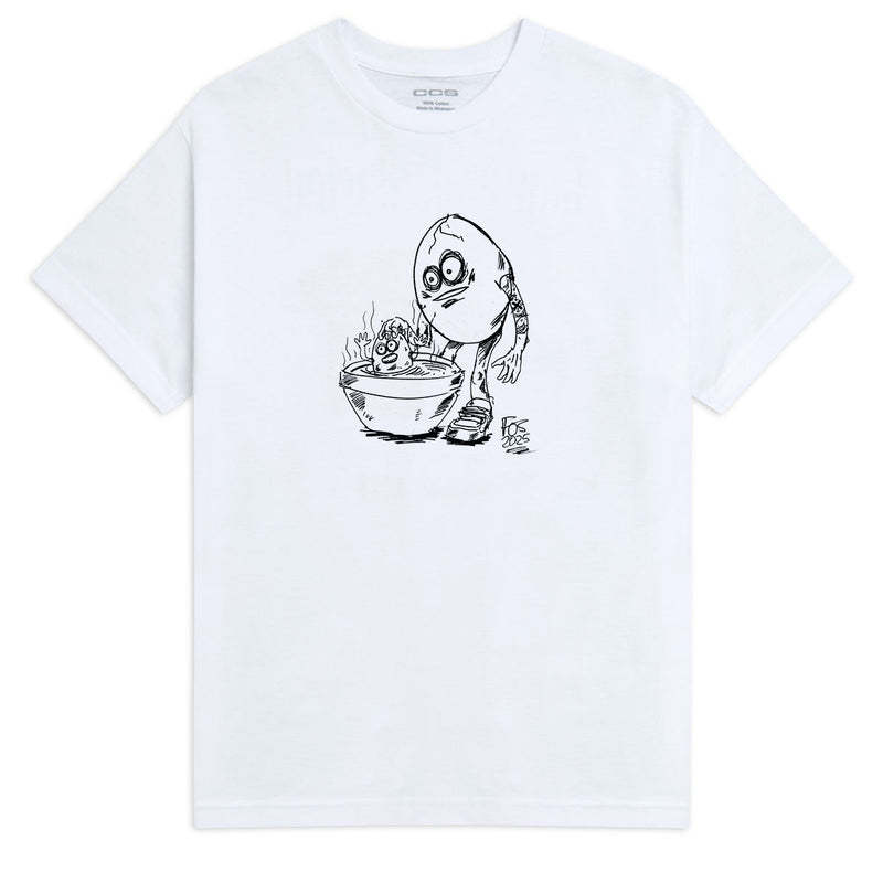 CCS Live x Heroin 420 T-Shirt - White