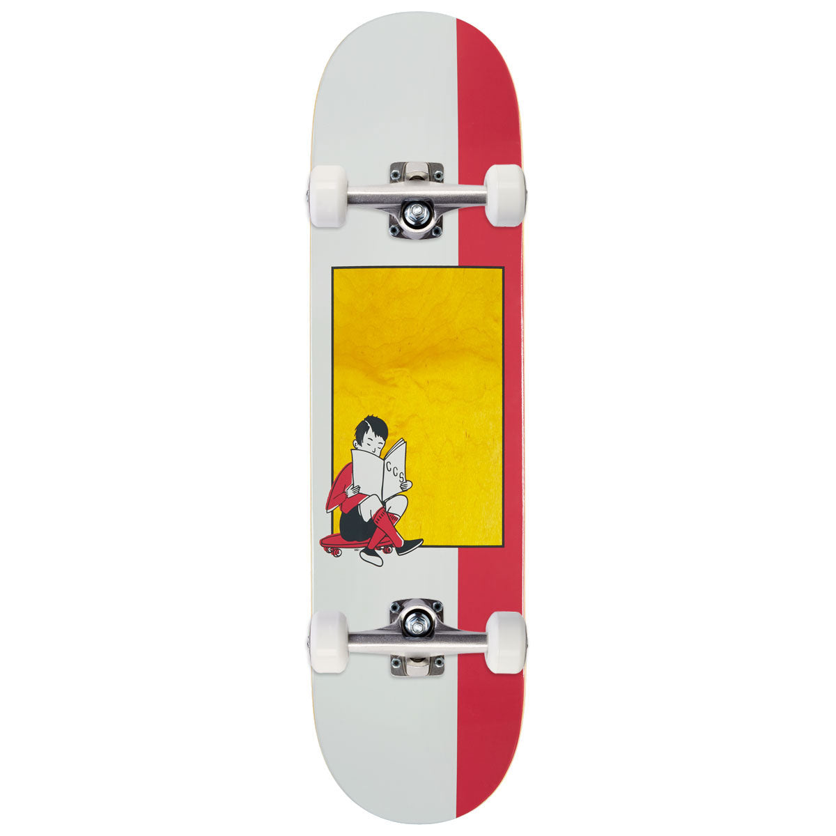CCS Retro Catalogue Kid Skateboard Complete - Red - 8.375
