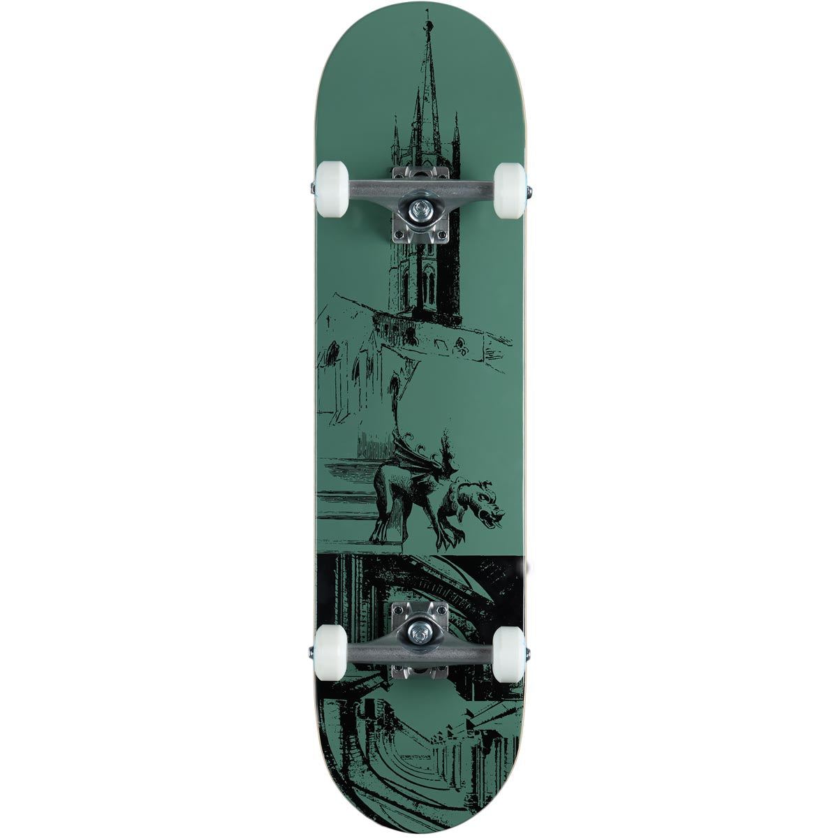 CCS Cathedral Skateboard Complete - Olive