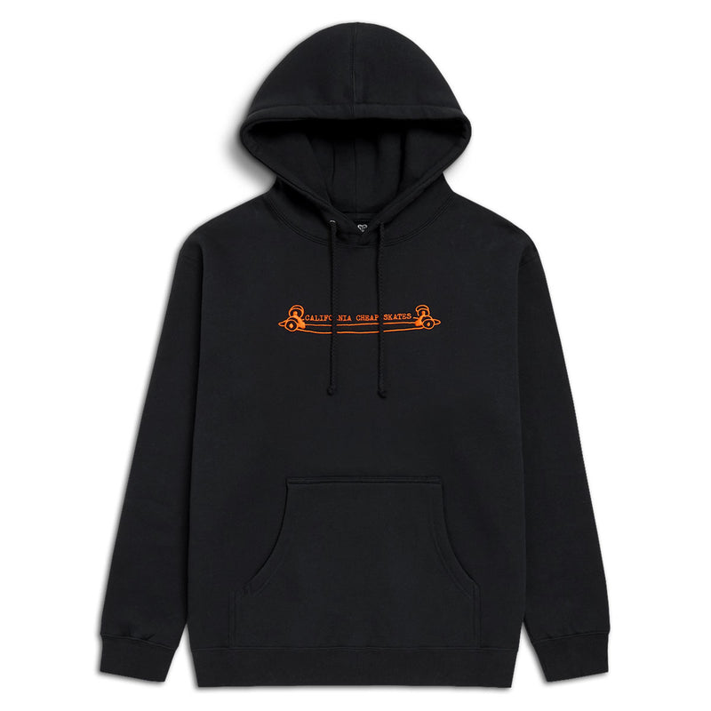 CCS Heritage Cheap Skates Hoodie - Black/Orange - MD