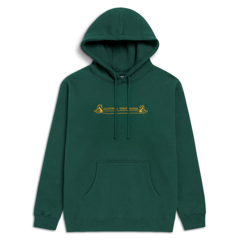 CCS Heritage Cheap Skates Hoodie - Green/Gold - MD