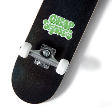 CCS Cheap Skates Tag Glitter Mini Skateboard Complete - Black