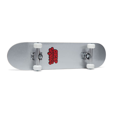 CCS Cheap Skates Tag Glitter Mini Skateboard Complete - White