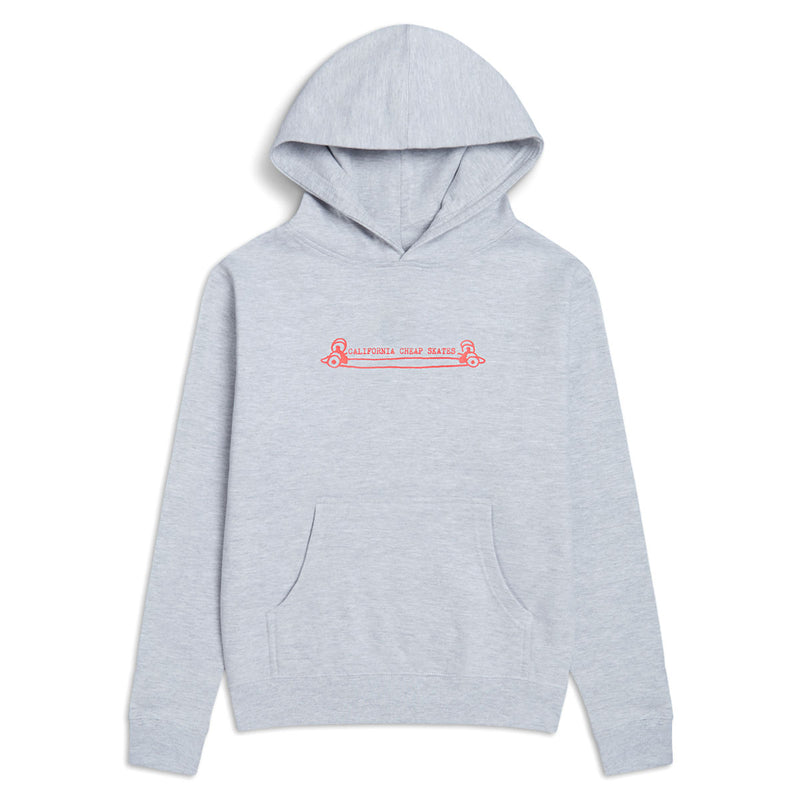 CCS Youth Heritage Cheap Skates Hoodie - Grey - YSM