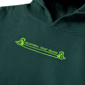 CCS Youth Heritage Cheap Skates Hoodie - Green