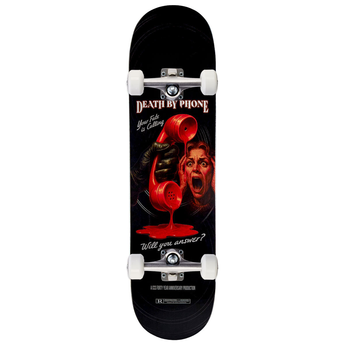CCS Death by Phone Skateboard Complete - 8.375