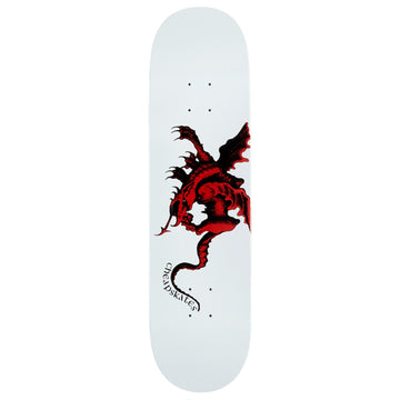 CCS Dragon Skateboard Deck - White/Red