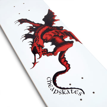 CCS Dragon Skateboard Complete - White/Red