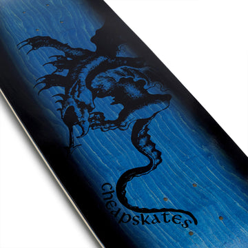 CCS Dragon SHP1 Shaped Skateboard Deck - Black Fade - 9.125