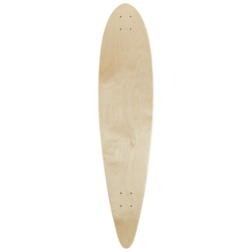 Daddies Race Car Foil Pintail Longboard Complete - Silver Foil/Red