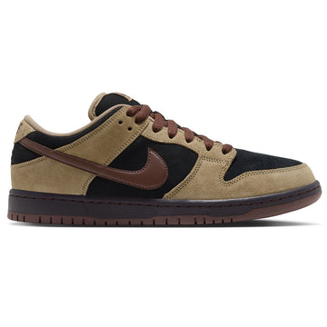 Nike SB Dunk Low Pro Shoes - Filbert/Light Chocolate/Black/Burgundy Ash