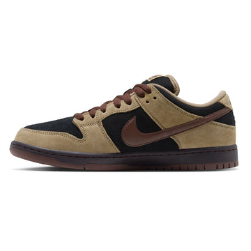 Nike SB Dunk Low Pro Shoes - Filbert/Light Chocolate/Black/Burgundy Ash