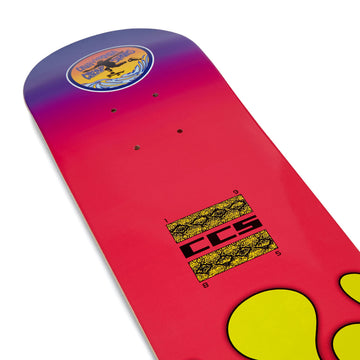 CCS Flame Surfer Mini Skateboard Deck - Multi